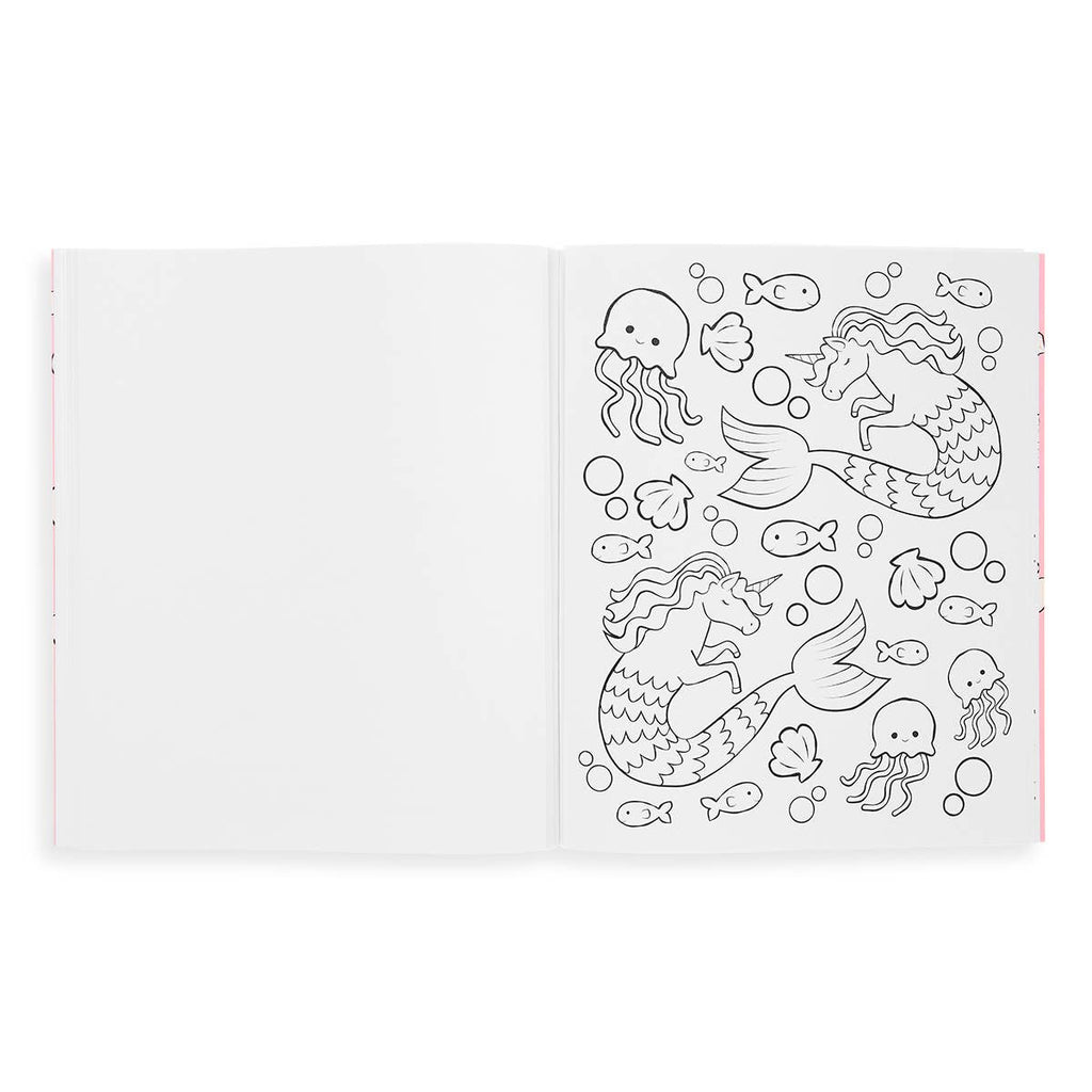 Color-in' Book: Enchanting Unicorns (8" x 10";31 Pages)