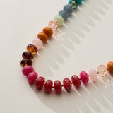 Mixed Bead Short Necklace | Adjustable Length