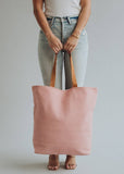 Pink, Orange & Slate Aztec Tote