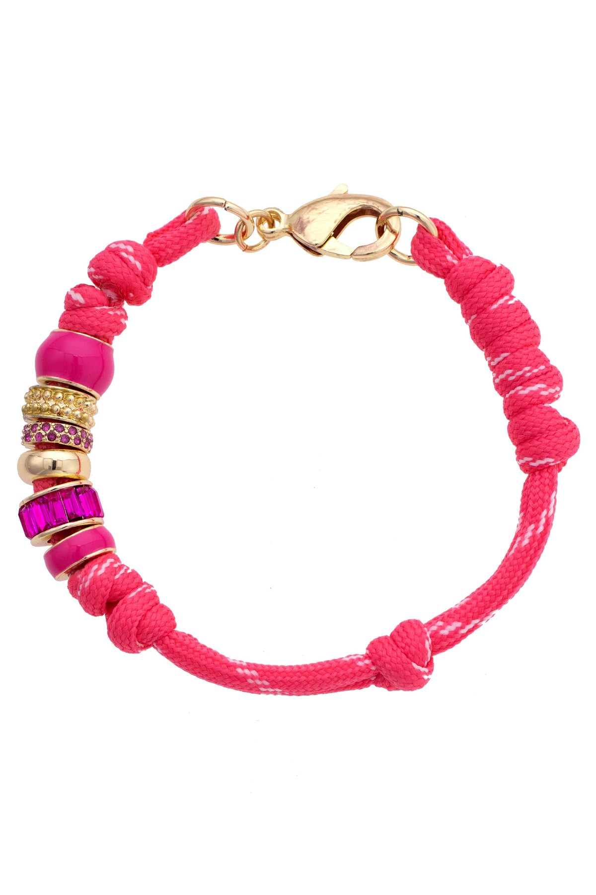 Lottie Multi Bead Paracord Bracelet