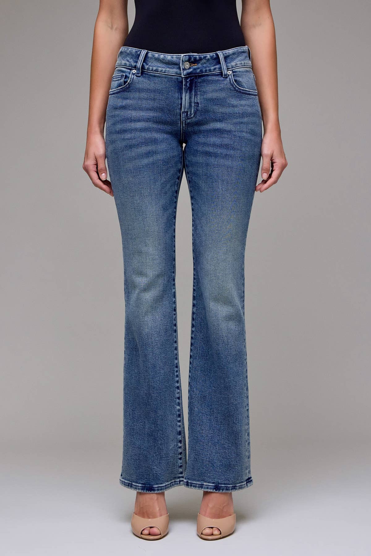 Hidden Vintage Wash Low Rise Stretch Bootcut