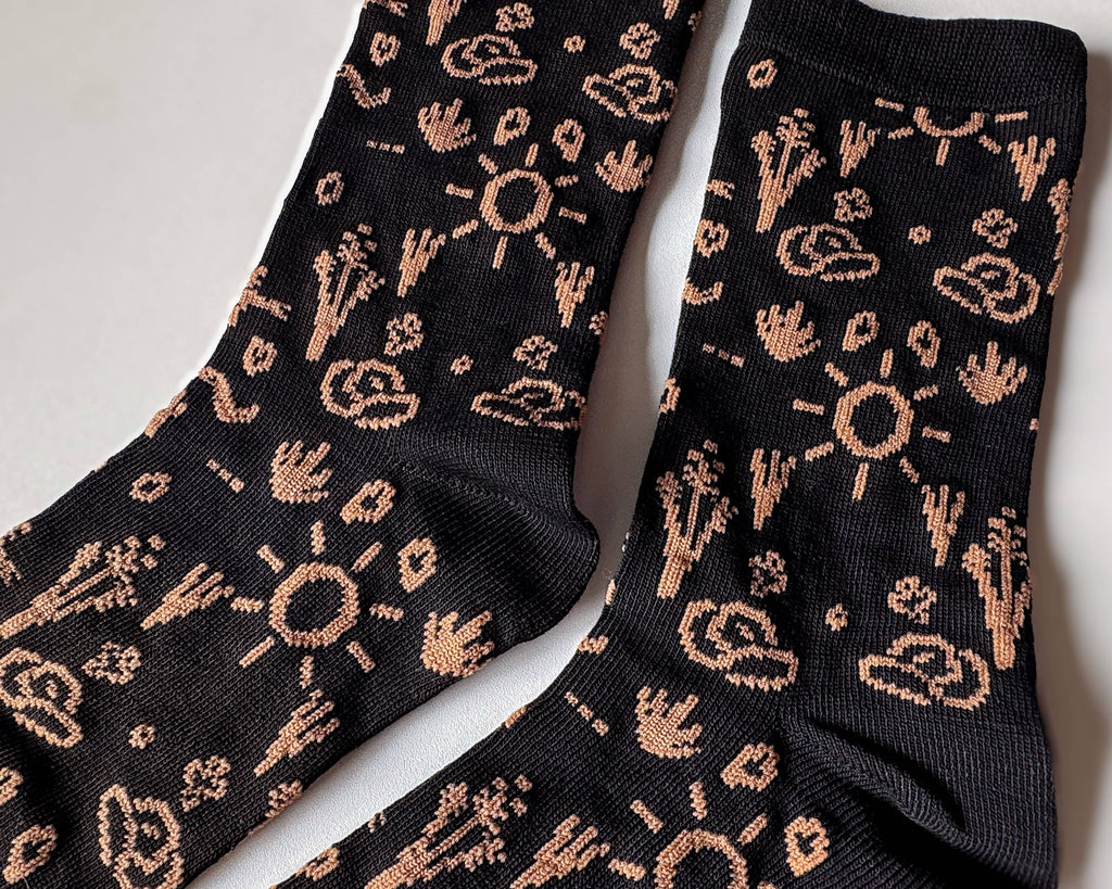 Grasslands Western Socks