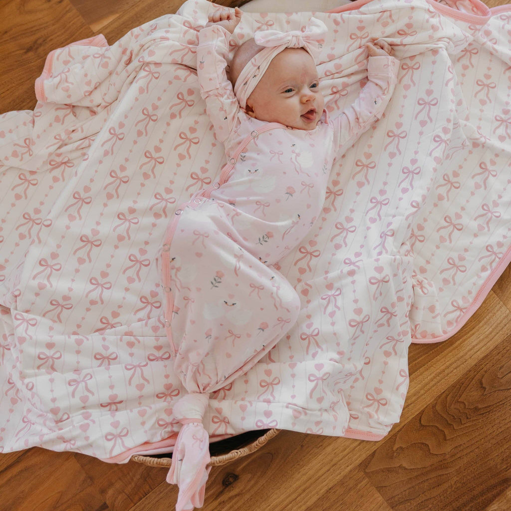 Newborn Knotted Gown - Adelia