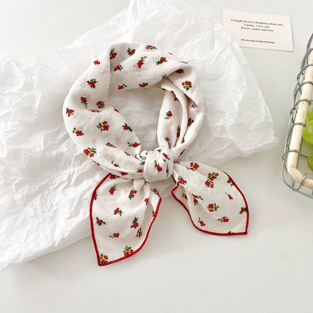 Multi-Use Retro Floral & Animal Print Square Bandana