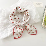 Multi-Use Retro Floral & Animal Print Square Bandana