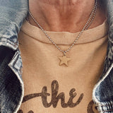 Brass Star Necklace 