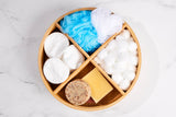 4 Compartment Bamboo Lazy Susan