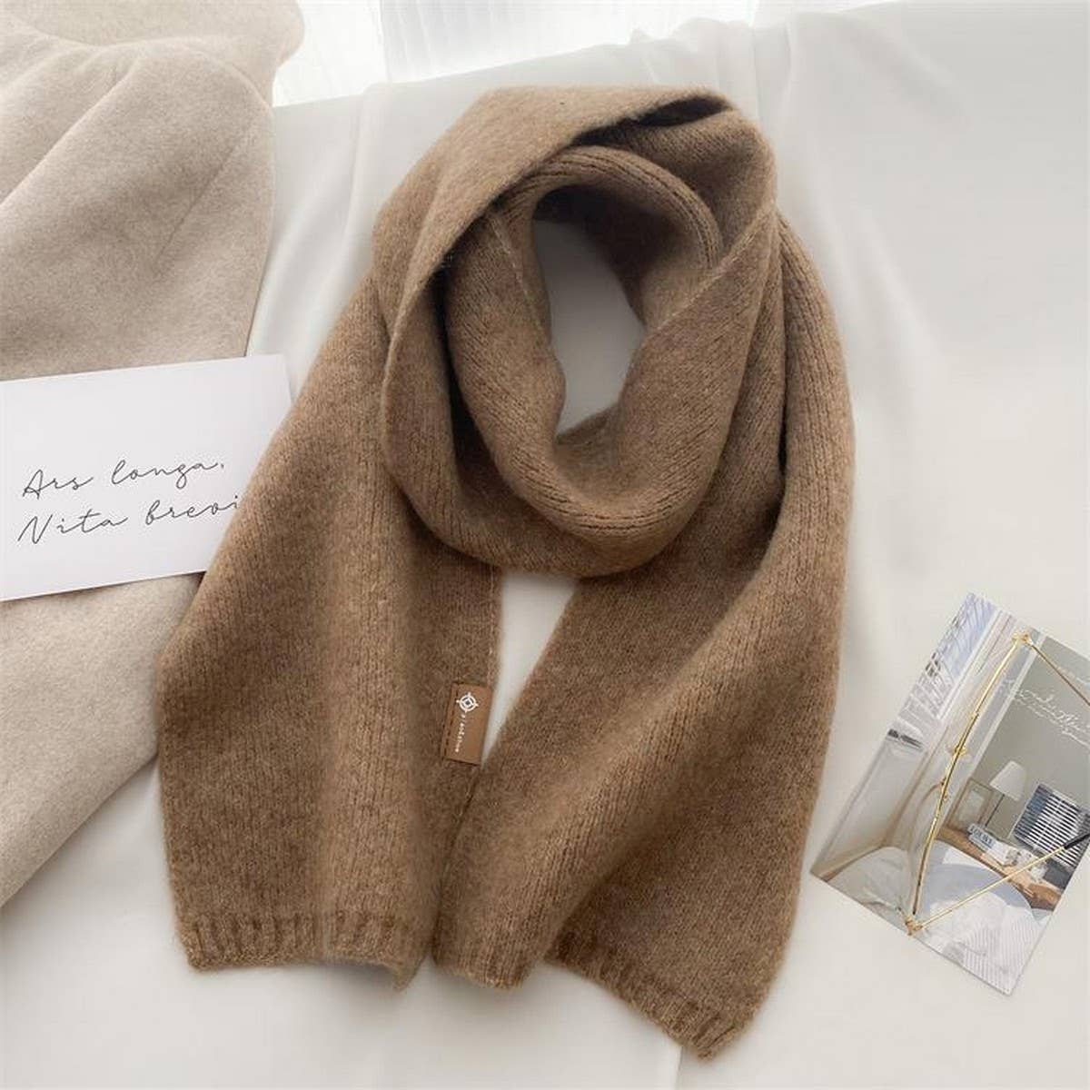 Soft Knit Neck Scarf