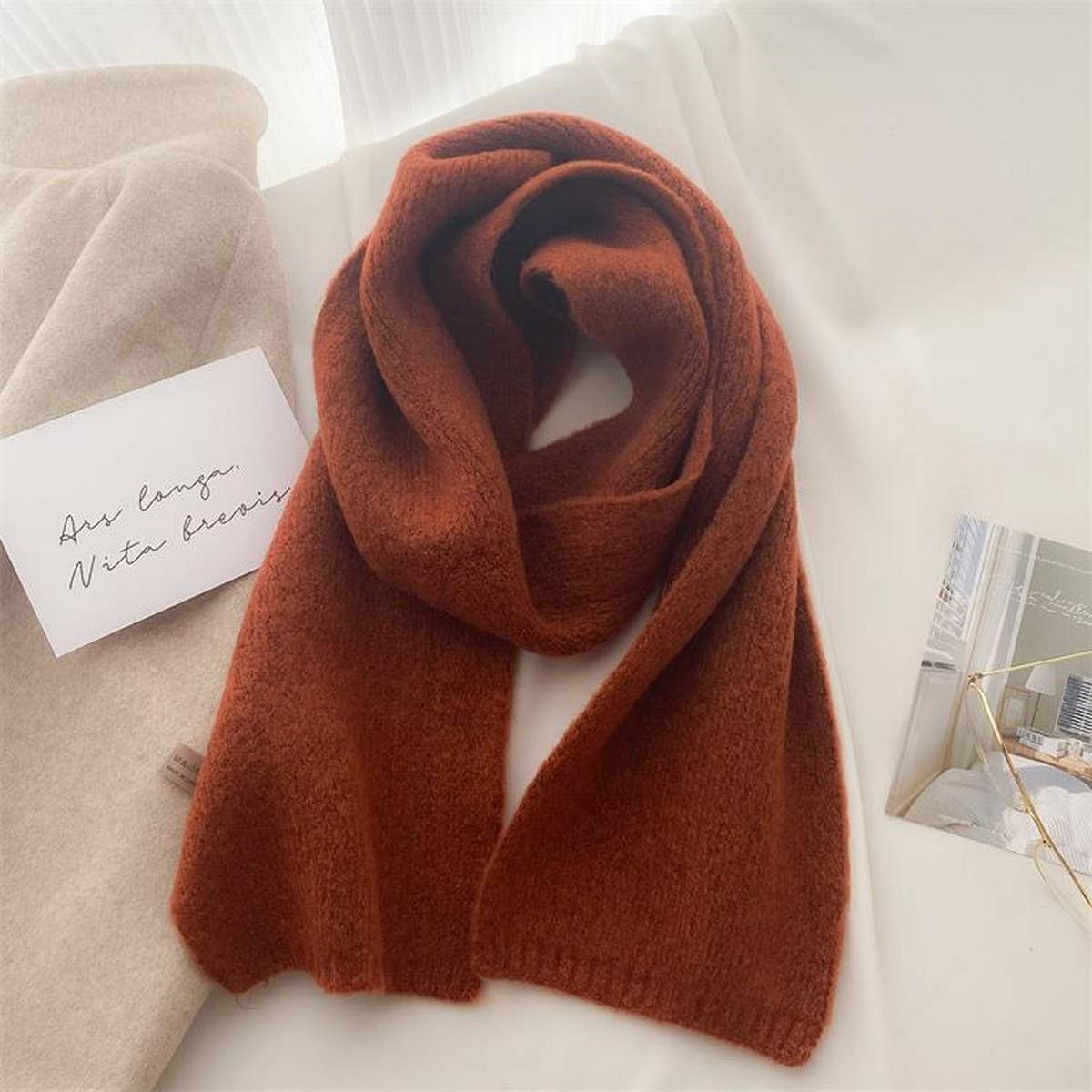 Soft Knit Neck Scarf
