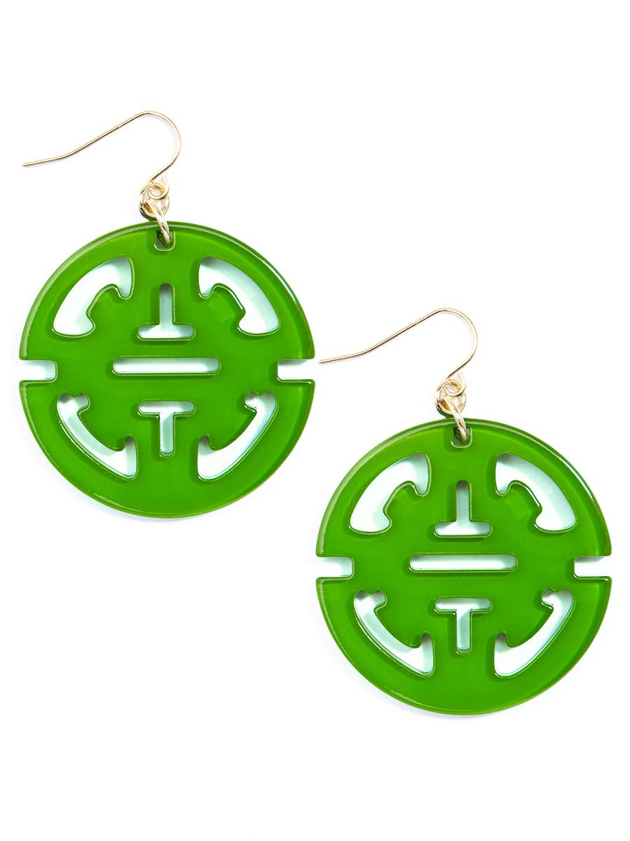 Zenzii Resin Drop Earring