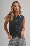 Mineral Washed Knit Vest