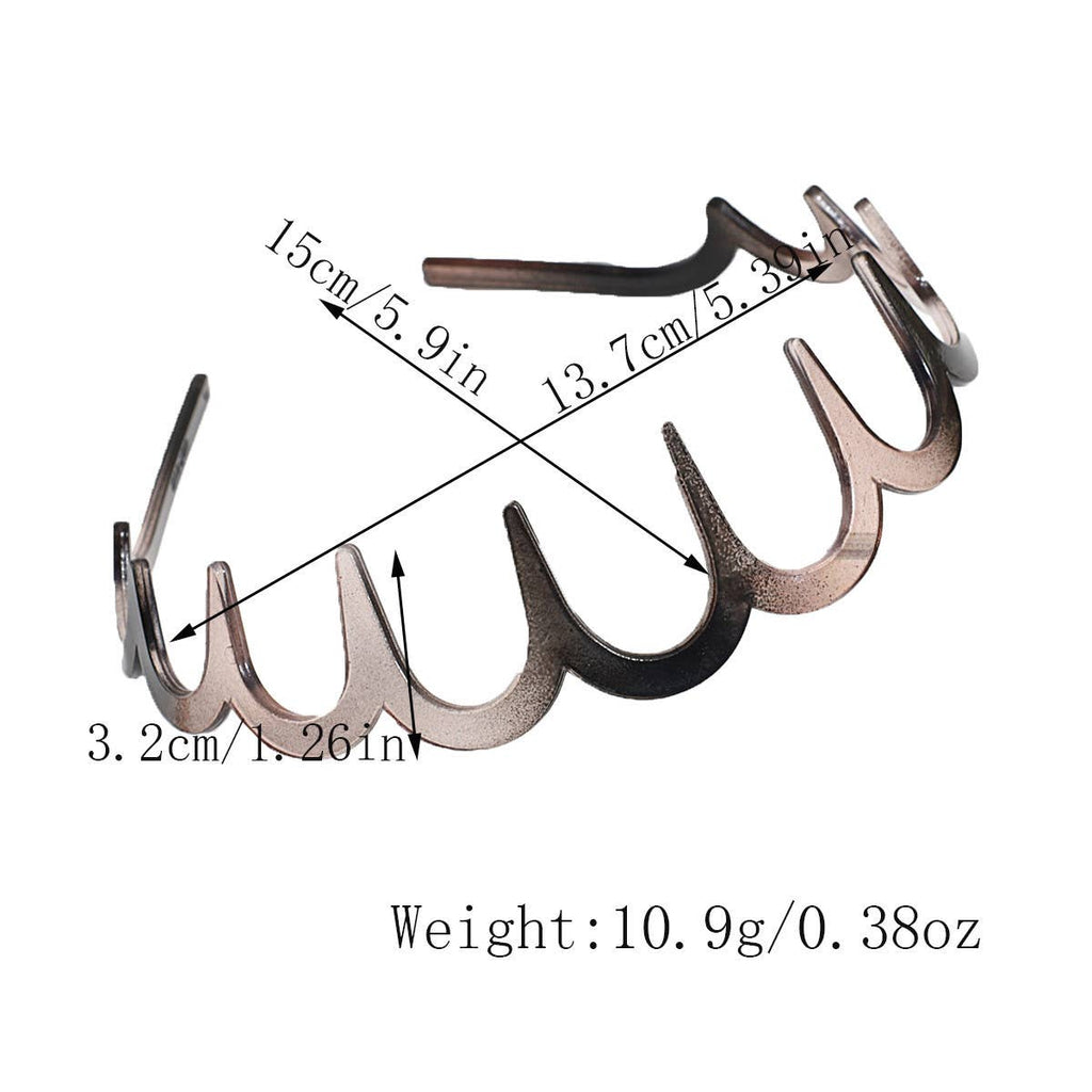 Transparent Color Wave Headband