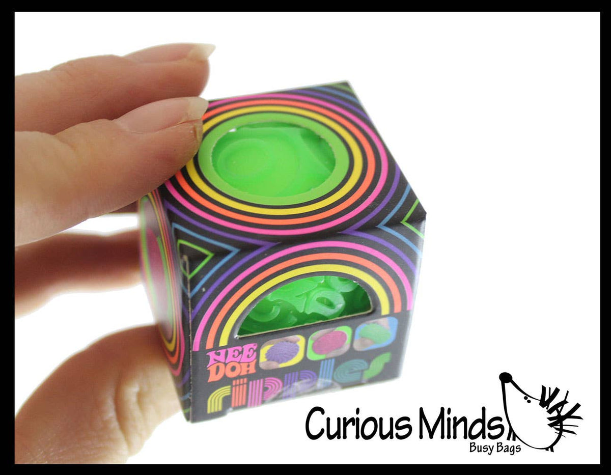 1 NeeDoh Assorted Teenie Tiny Nee-Doh Soft Doh Filled Stretc