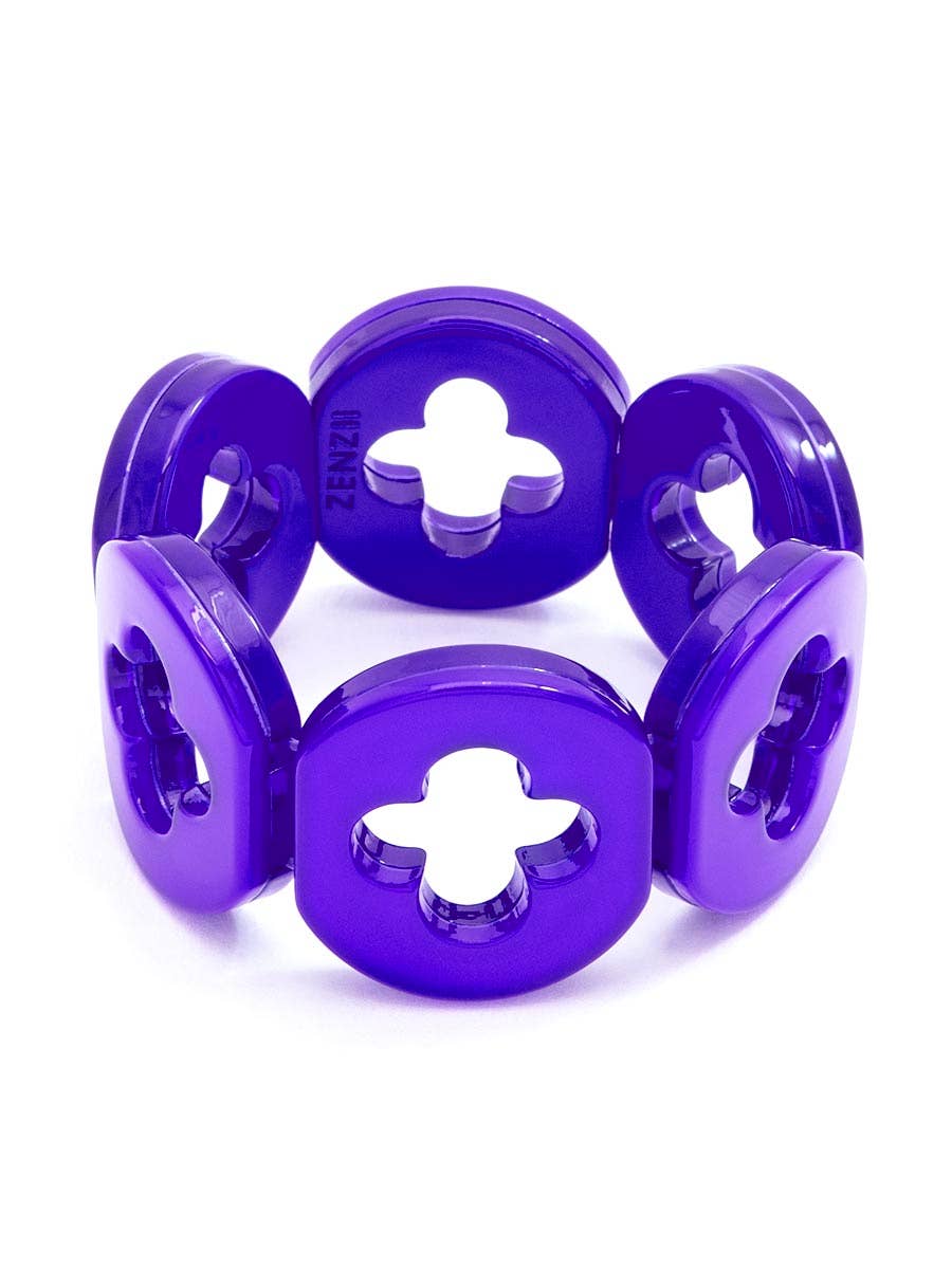 Zenzii Resin Clover Bracelet