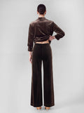 Velvet High Rise Wide Leg Pants