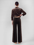 Velvet High Rise Wide Leg Pants