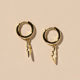 Gold Lightning Bolt Huggies