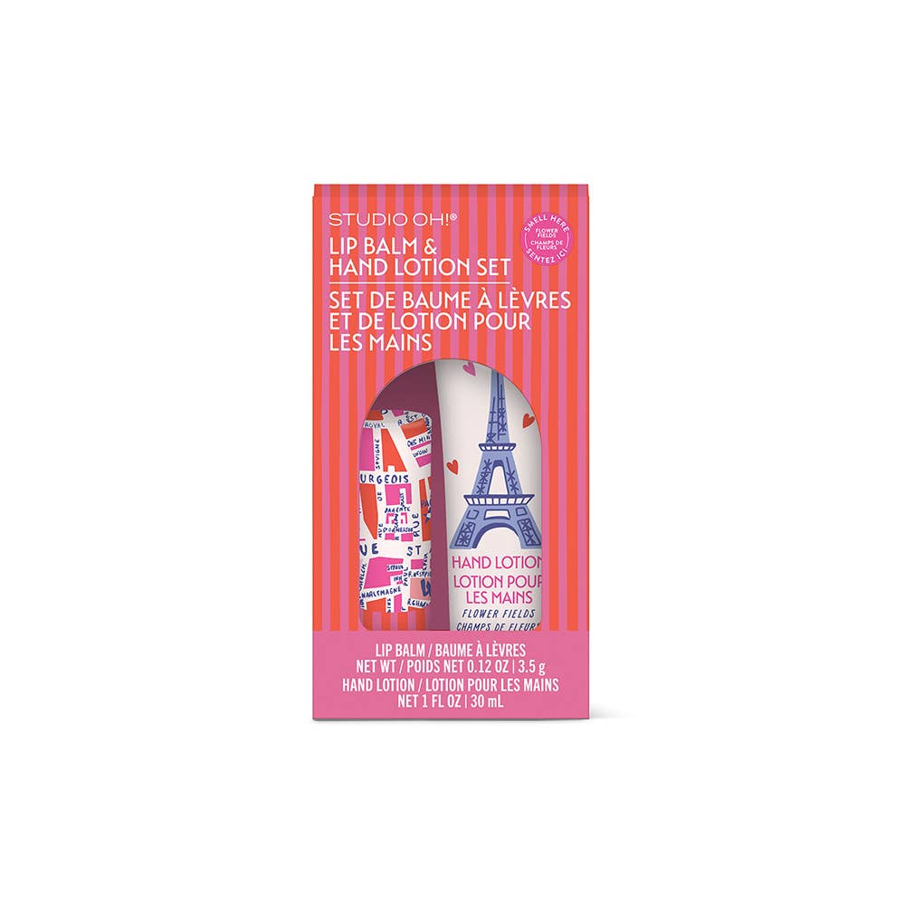 Rues de Paris Lip Balm & Hand Lotion Set