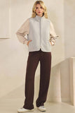 Cozy Comfort Fleece Full Zip Mock Neck Vest