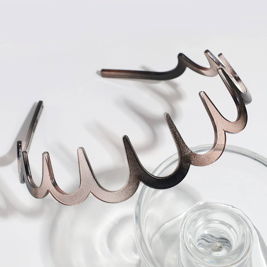 Transparent Color Wave Headband