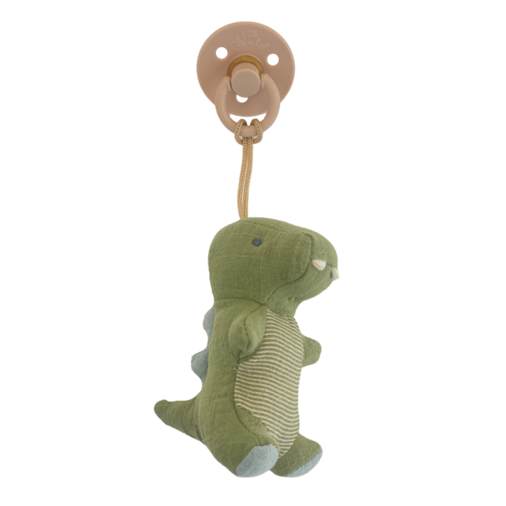 *NEW OPTIONS* Bitzy Pal Natural Rubber Pacifier & Plush