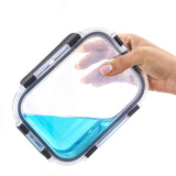 Glass Food Storage Containers with Airtight Lids - Set of 5