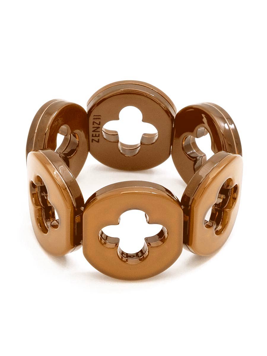 Zenzii Resin Clover Bracelet