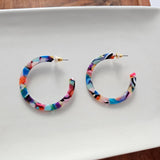 Camy Hoops - Fiesta // Earrings, Jewelry, Gifts