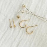 Kara Tozer Dainty Dot Hoop Stacking Set