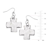 Silver Cross Earrings