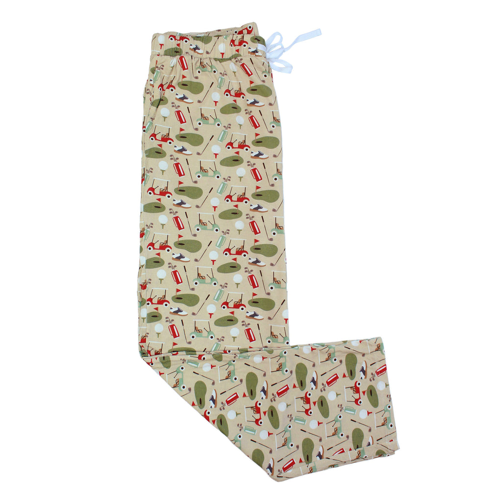 Tee Time Golf Bamboo Relaxed Lounge Pajama Pants