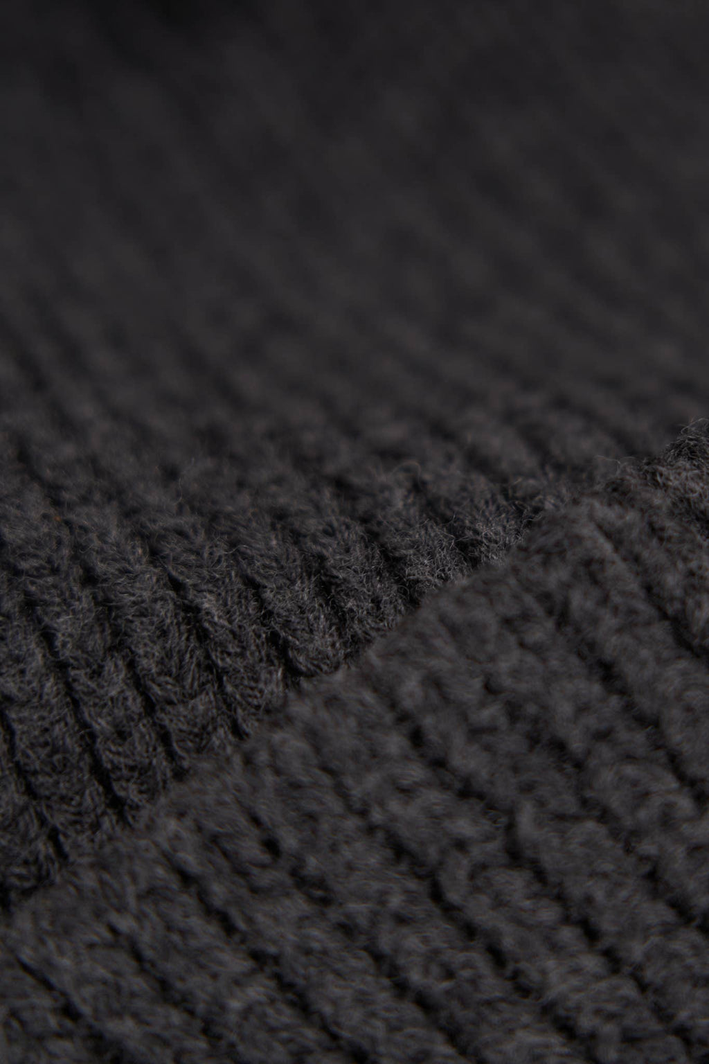 Merino Wool and Recycled Poly "In The City" Beanie -CHARCOAL