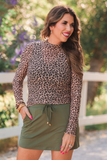 Mesh Top- Leopard
