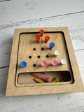 Fixy Farmhouse Travel Peg Solitaire