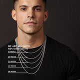 Waterproof Men's Rope Chain 3mm