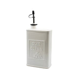 Fox Run White Ceramic Oil Can, 17 oz/500 ML