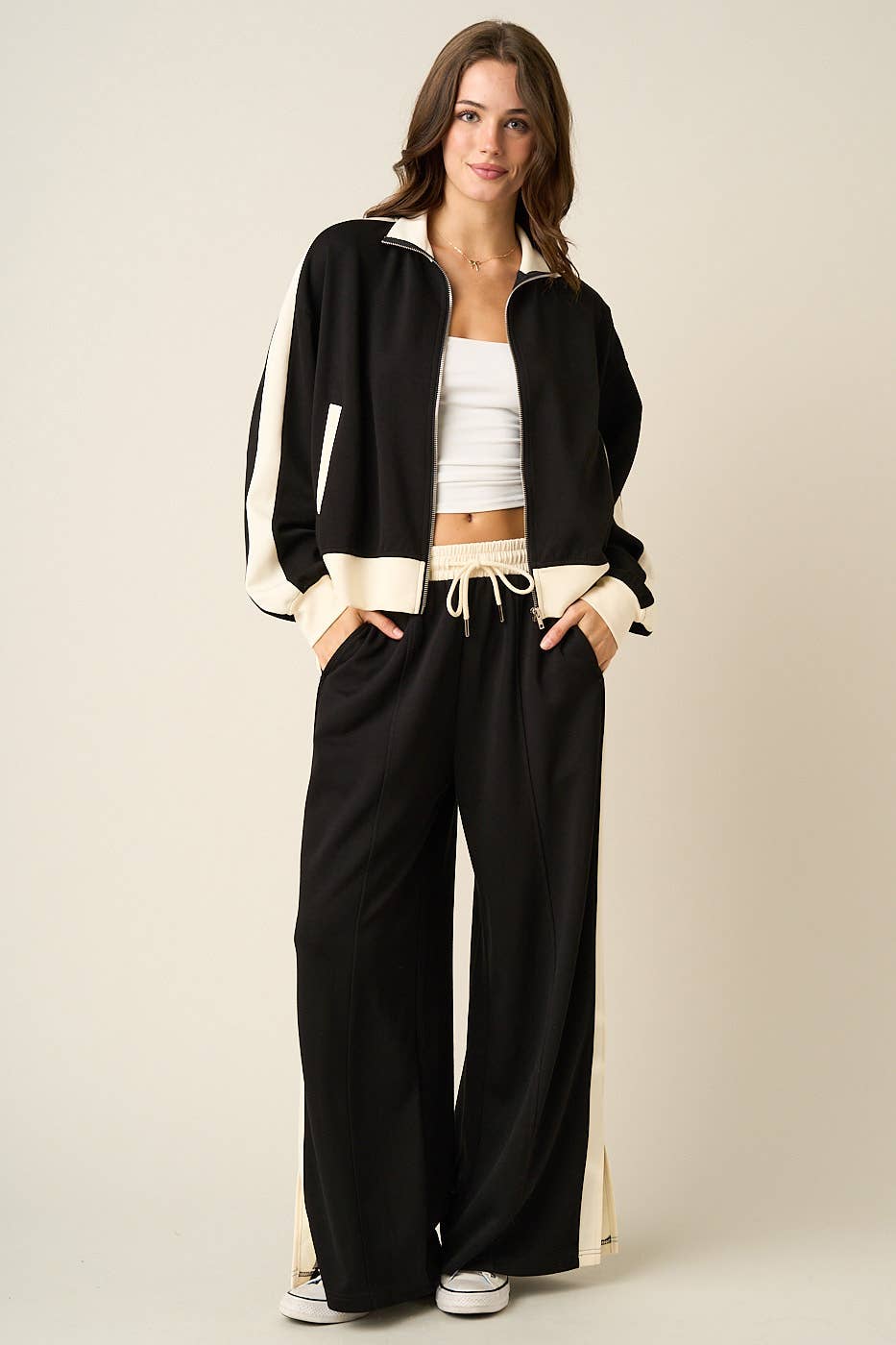 Cloud Knit Wide Leg Pants