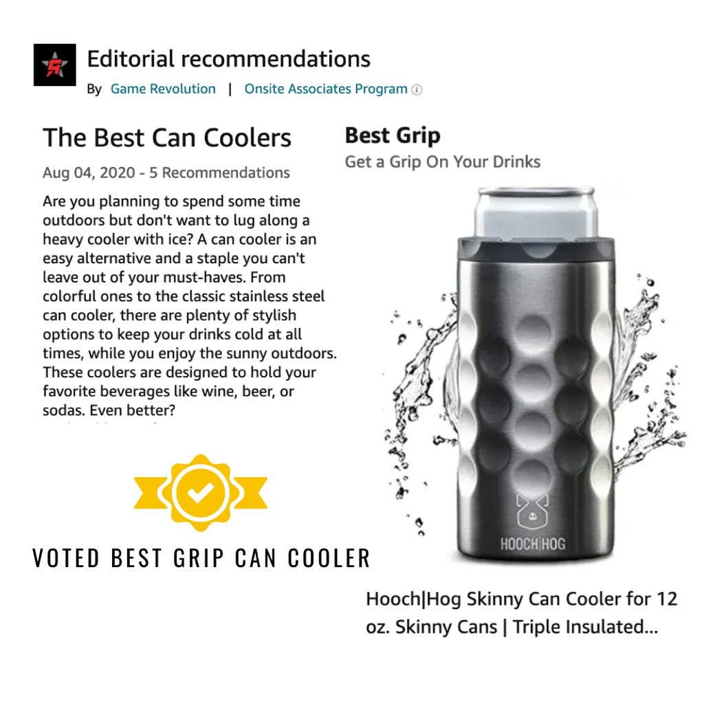 The Skinny Can Cooler [Purple Glitter]