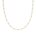 Waterproof Dotted Gold Necklace Chain