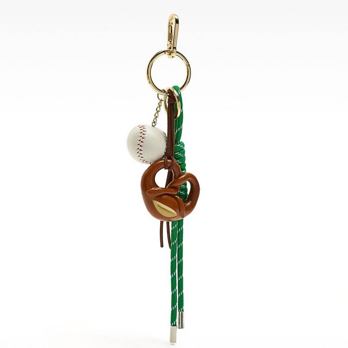 18K Plated Bag Charm