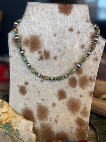 Genuine Turquoise & Sterling Pearls