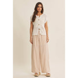 Breezy Cotton Open Knit Vest