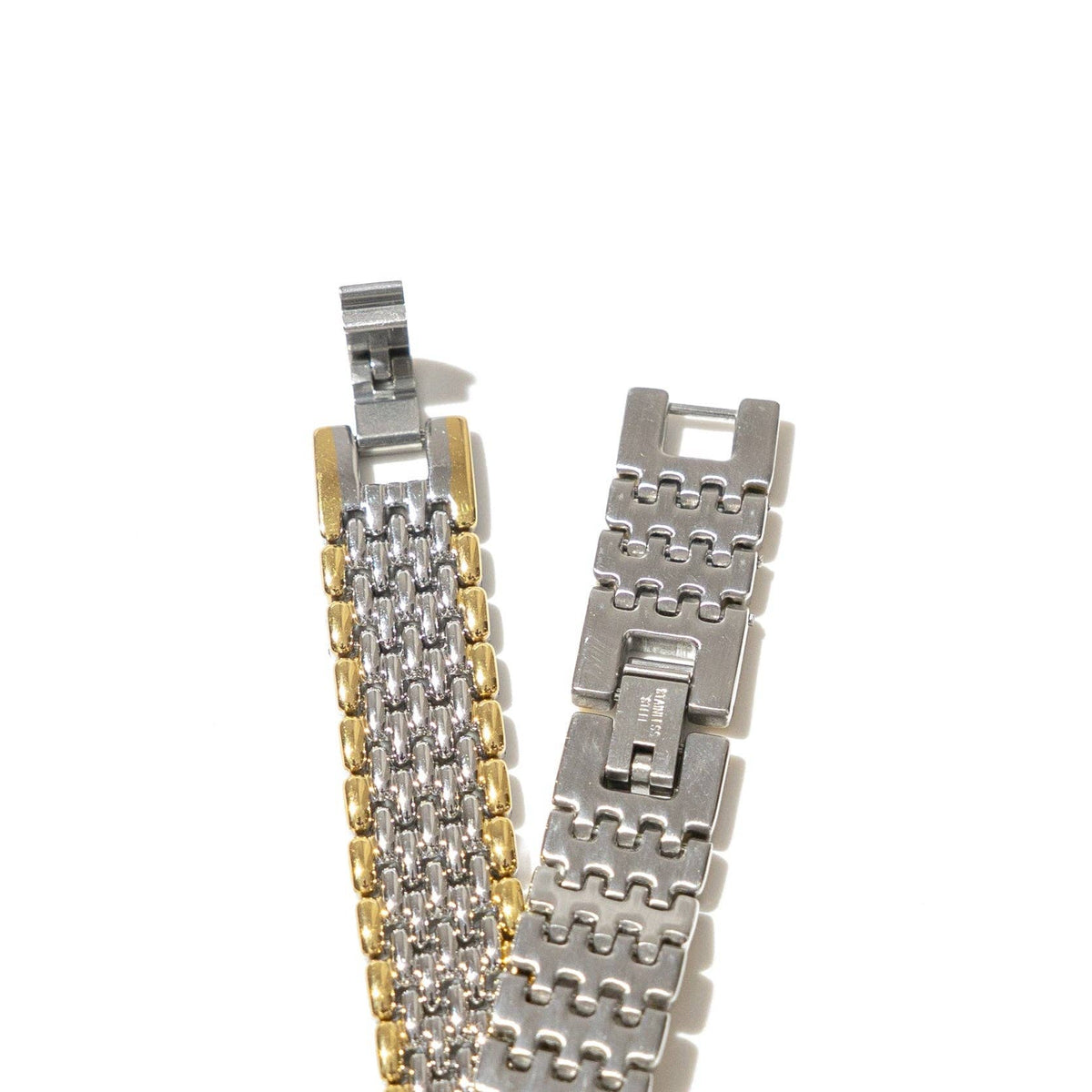 Waterproof Chunky Two-Tone Bracelet