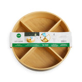 4 Compartment Bamboo Lazy Susan