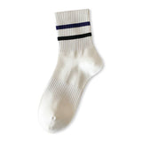 Sporty Preppy Versatile Striped Socks