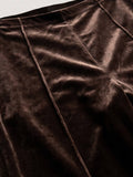 Velvet High Rise Wide Leg Pants