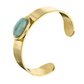 Susan Shaw Jade Oval Cabochon Cuff