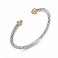 Luxe Cable Twist Bracelet | Stainless Steel - Waterproof