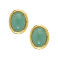 Susan Shaw Jade Cabochon Studs