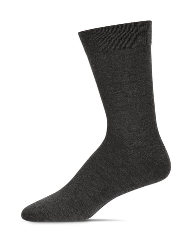 Men's Solid Luxuriously Soft Cashmere Everyday Crew Socks